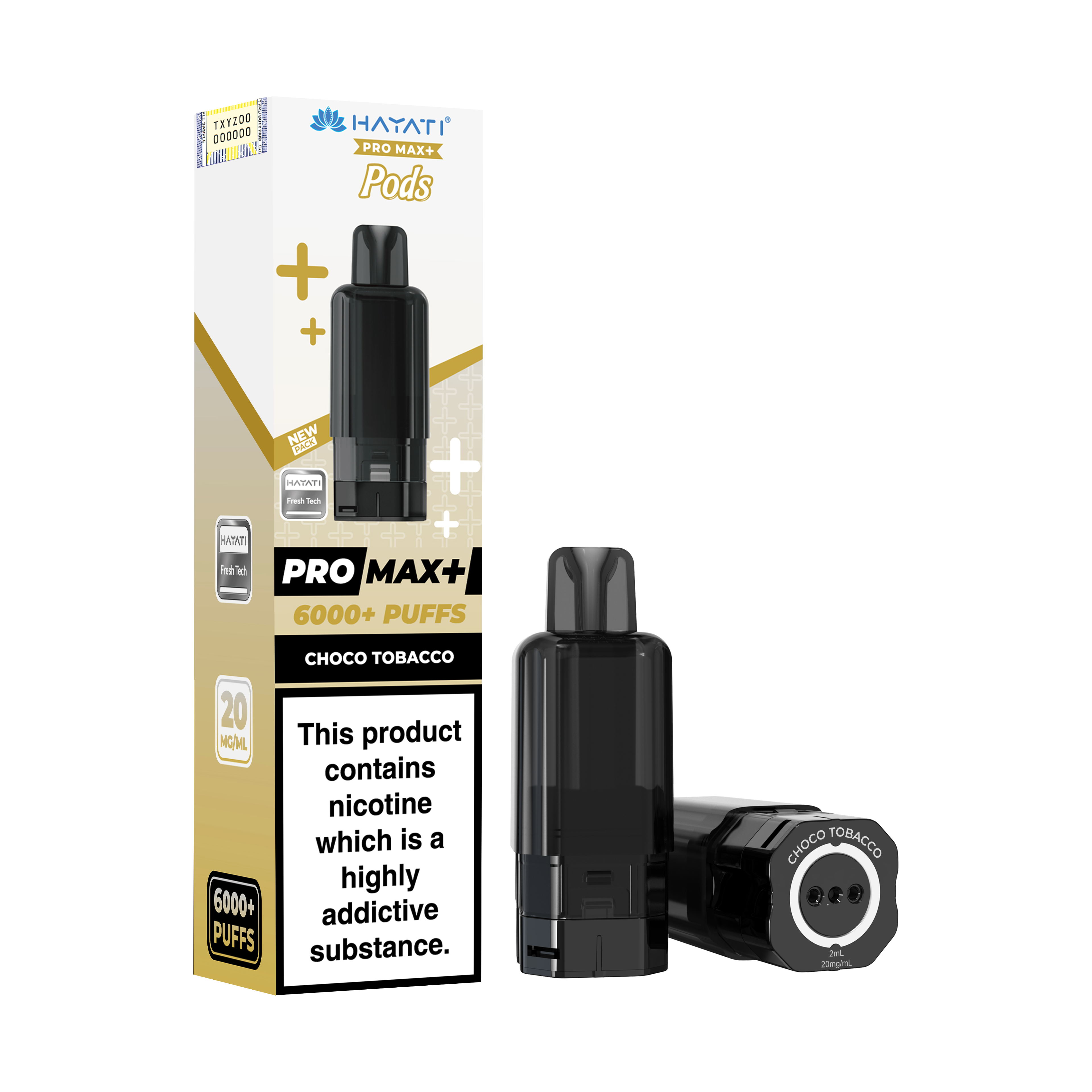 Hayati Pro Max+ 6K Prefilled Pods 20mg | UK Duty Stamped