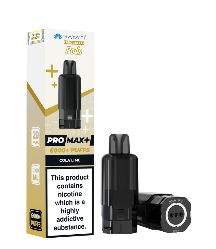 Hayati Pro Max+ 6K Prefilled Pods 20mg | UK Duty Stamped
