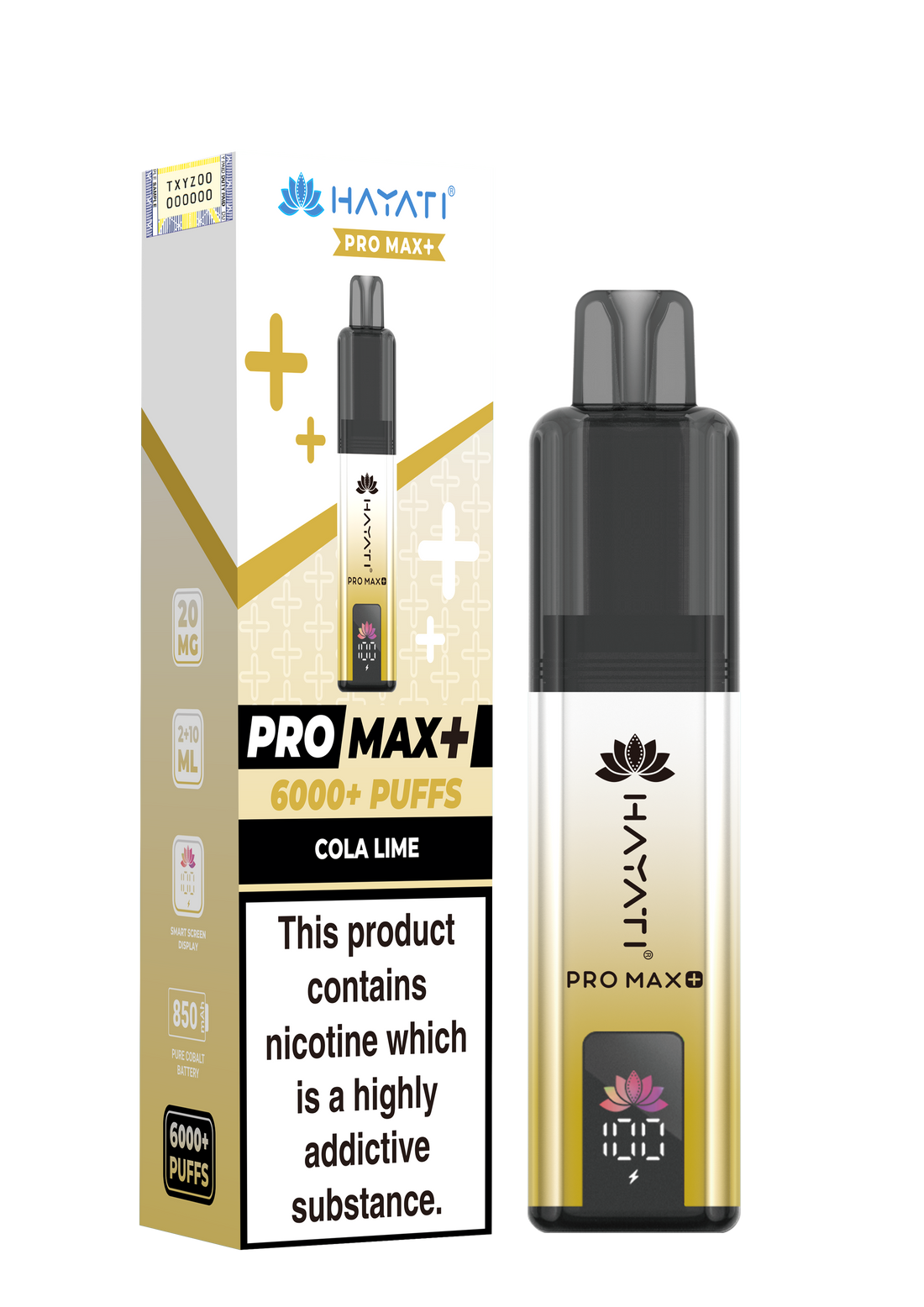 Hayati Pro Max+ 6K Prefilled Pod Kit 20mg | UK Duty Stamped