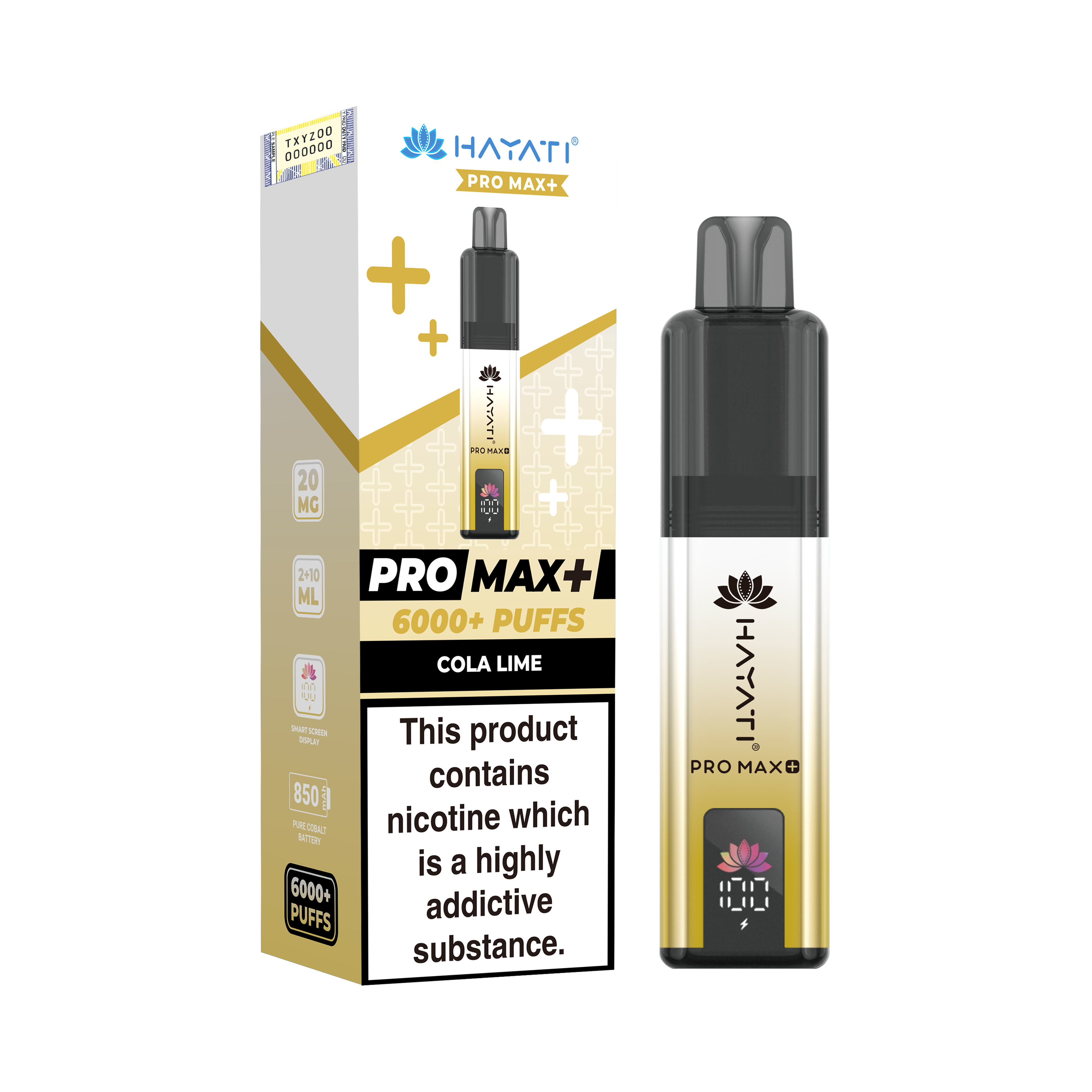 Hayati Pro Max+ 6K Prefilled Pod Kit 20mg | UK Duty Stamped