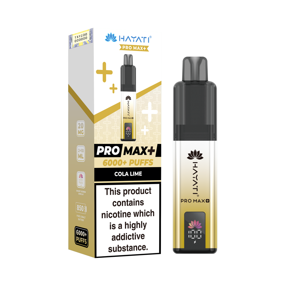 Hayati Pro Max+ 6K Prefilled Pod Kit 20mg | UK Duty Stamped