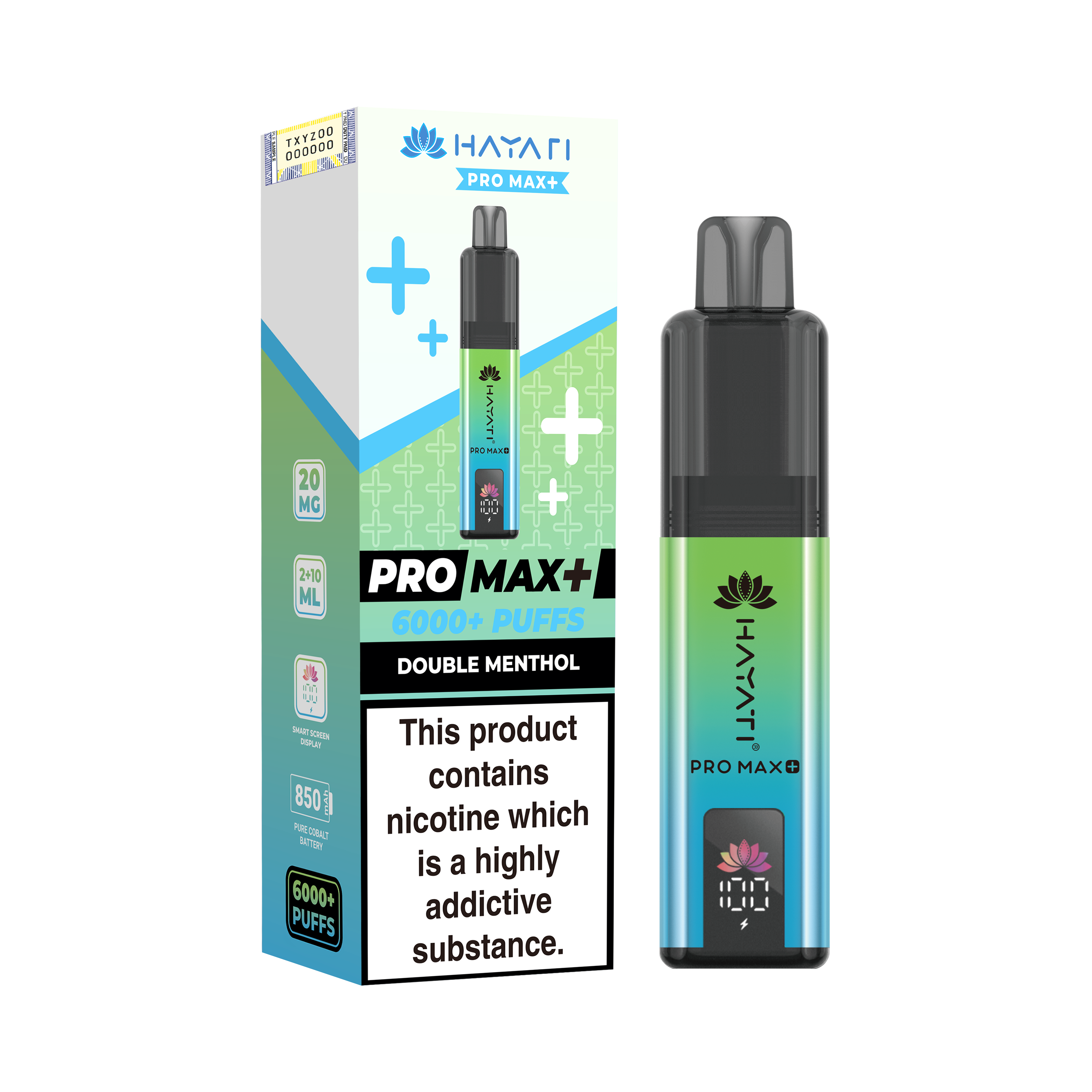 Hayati Pro Max+ 6K Prefilled Pod Kit 20mg | UK Duty Stamped