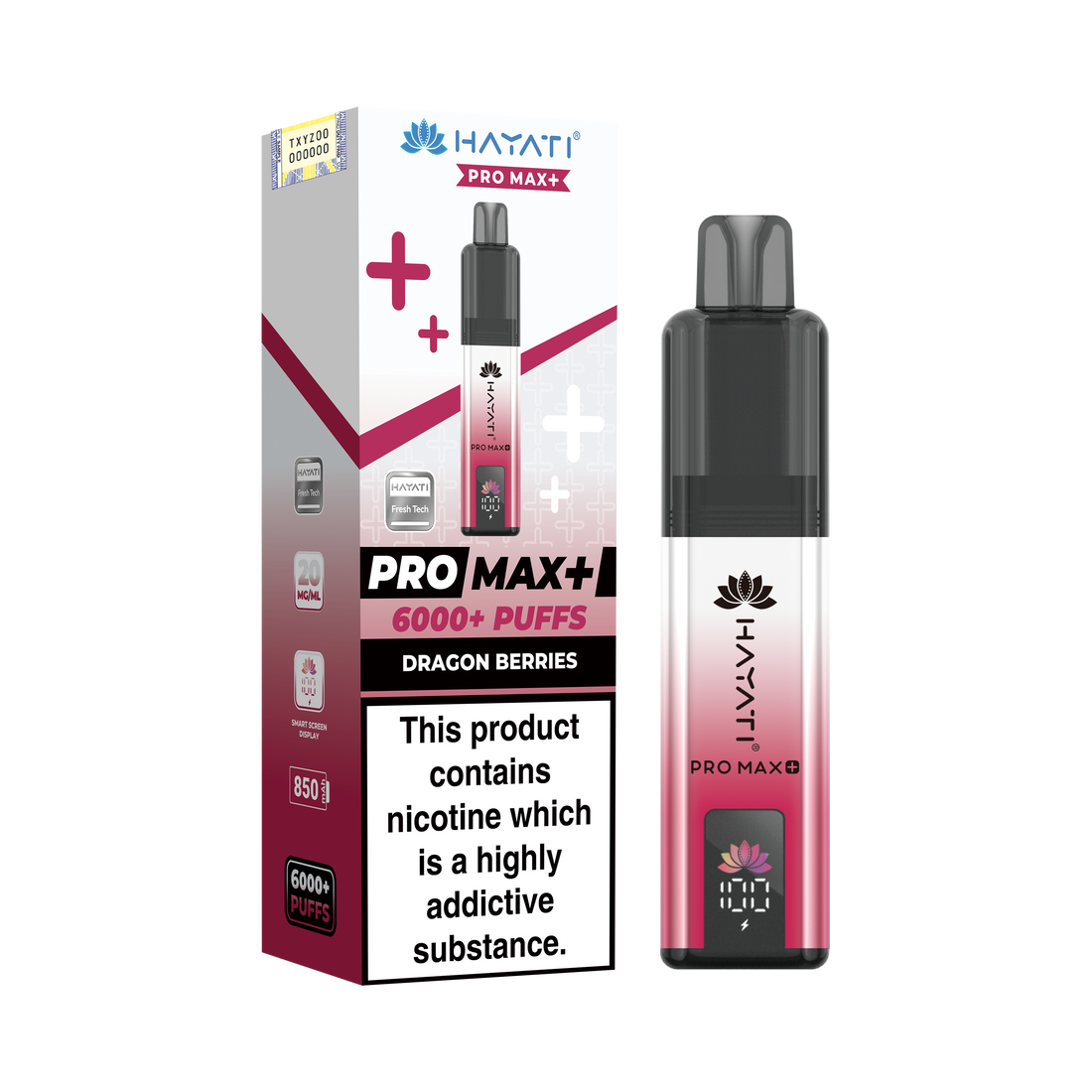 Hayati Pro Max+ 6K Prefilled Pod Kit 20mg | UK Duty Stamped
