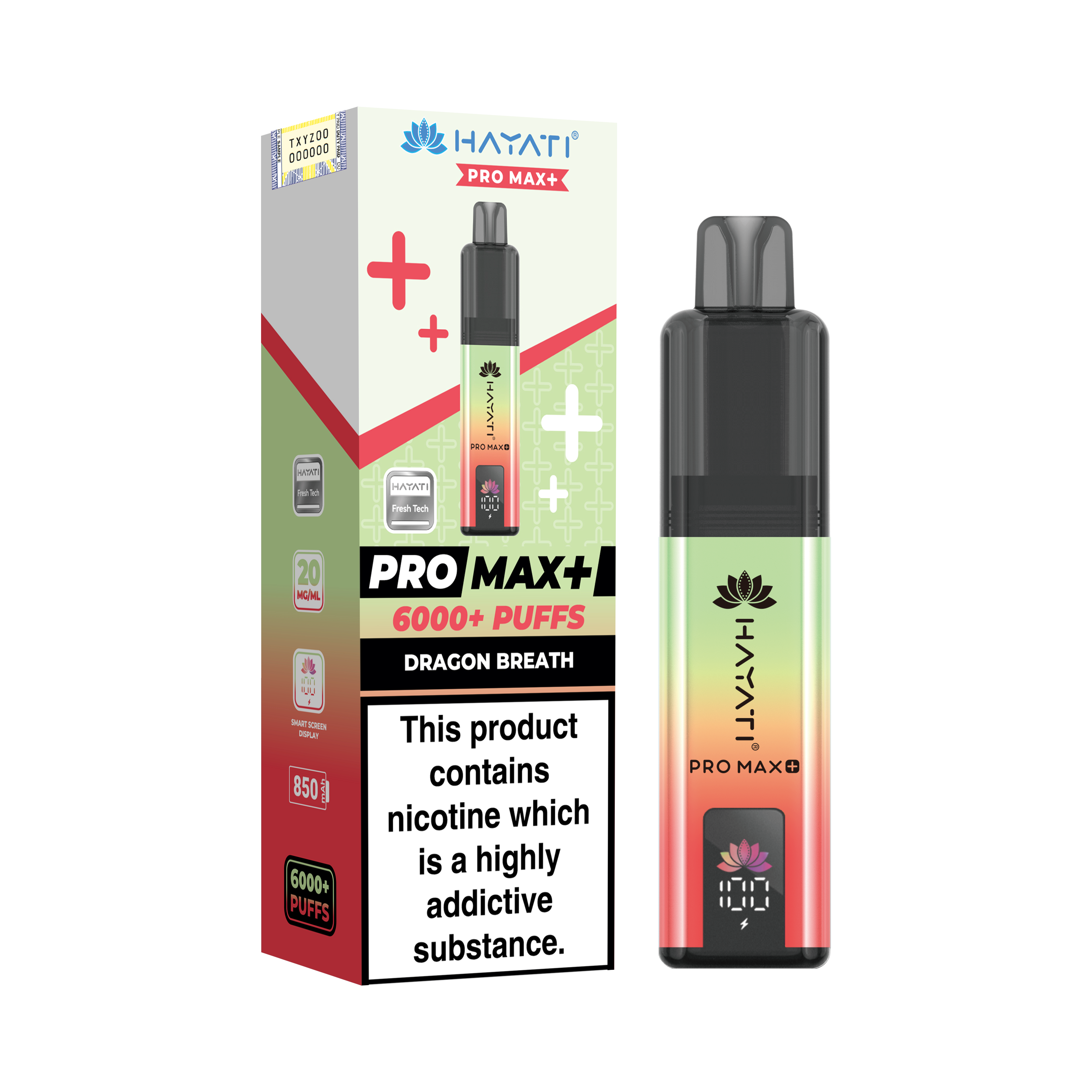 Hayati Pro Max+ 6K Prefilled Pod Kit 20mg | UK Duty Stamped