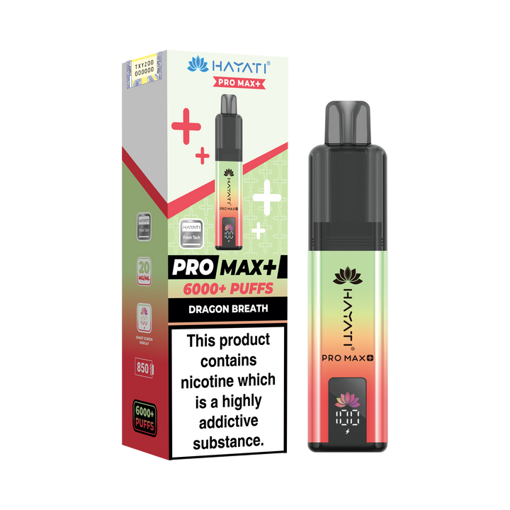 Hayati Pro Max+ 6K Prefilled Pod Kit 20mg | UK Duty Stamped