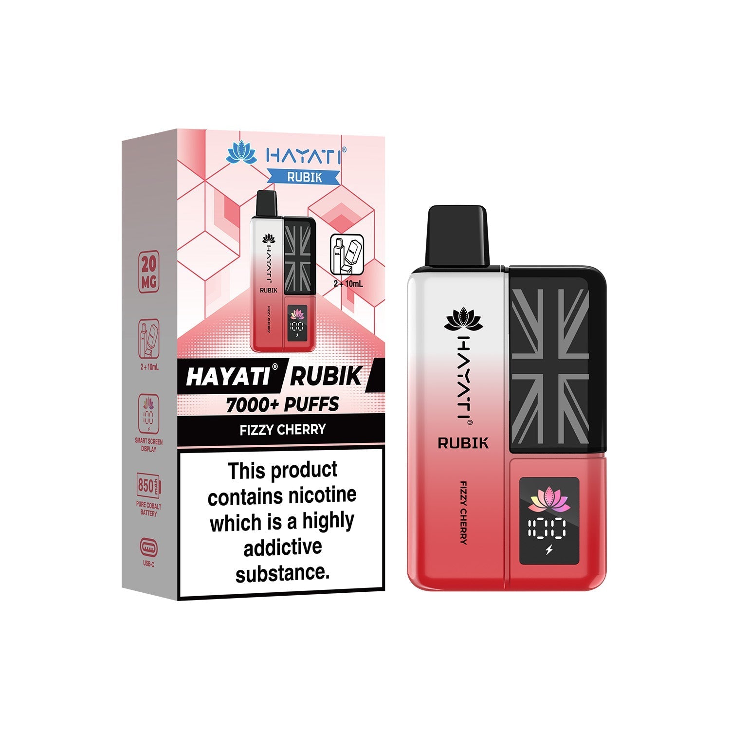 Hayati® Rubik Reusable Vape Kit (20mg)