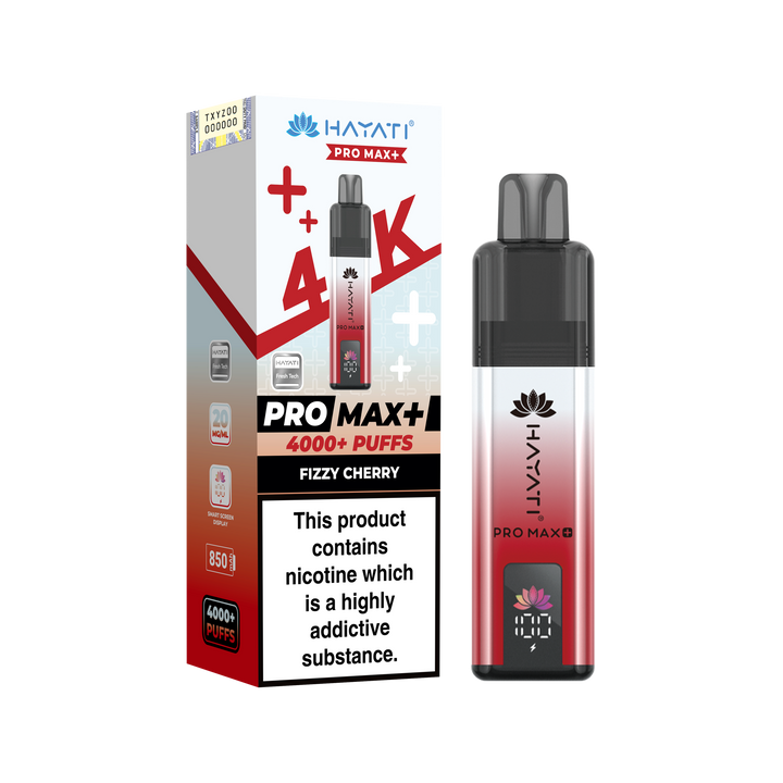 Hayati Pro Max+ 4K Prefilled Pod Kit 20mg | UK Duty Stamped