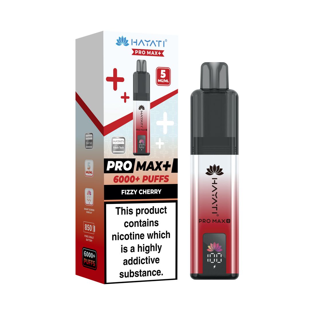Hayati® Pro Max+ 6000+ Vape Kit (5mg)