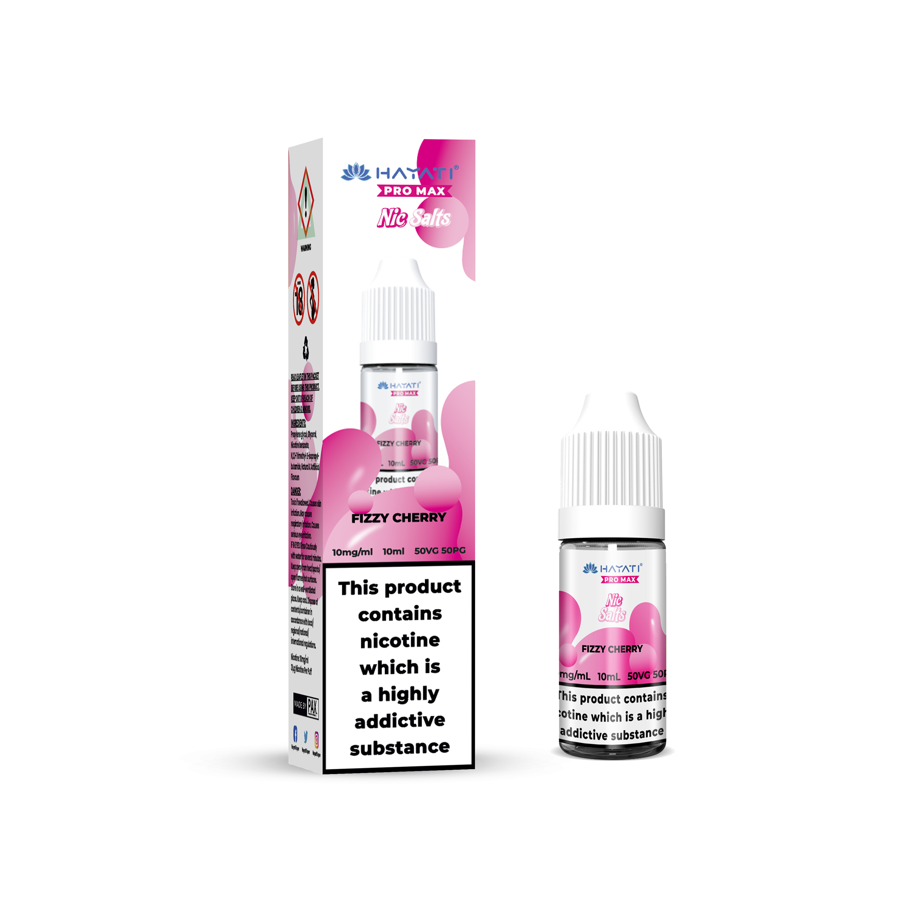 Hayati® Pro Max Nic Salts (10mg)