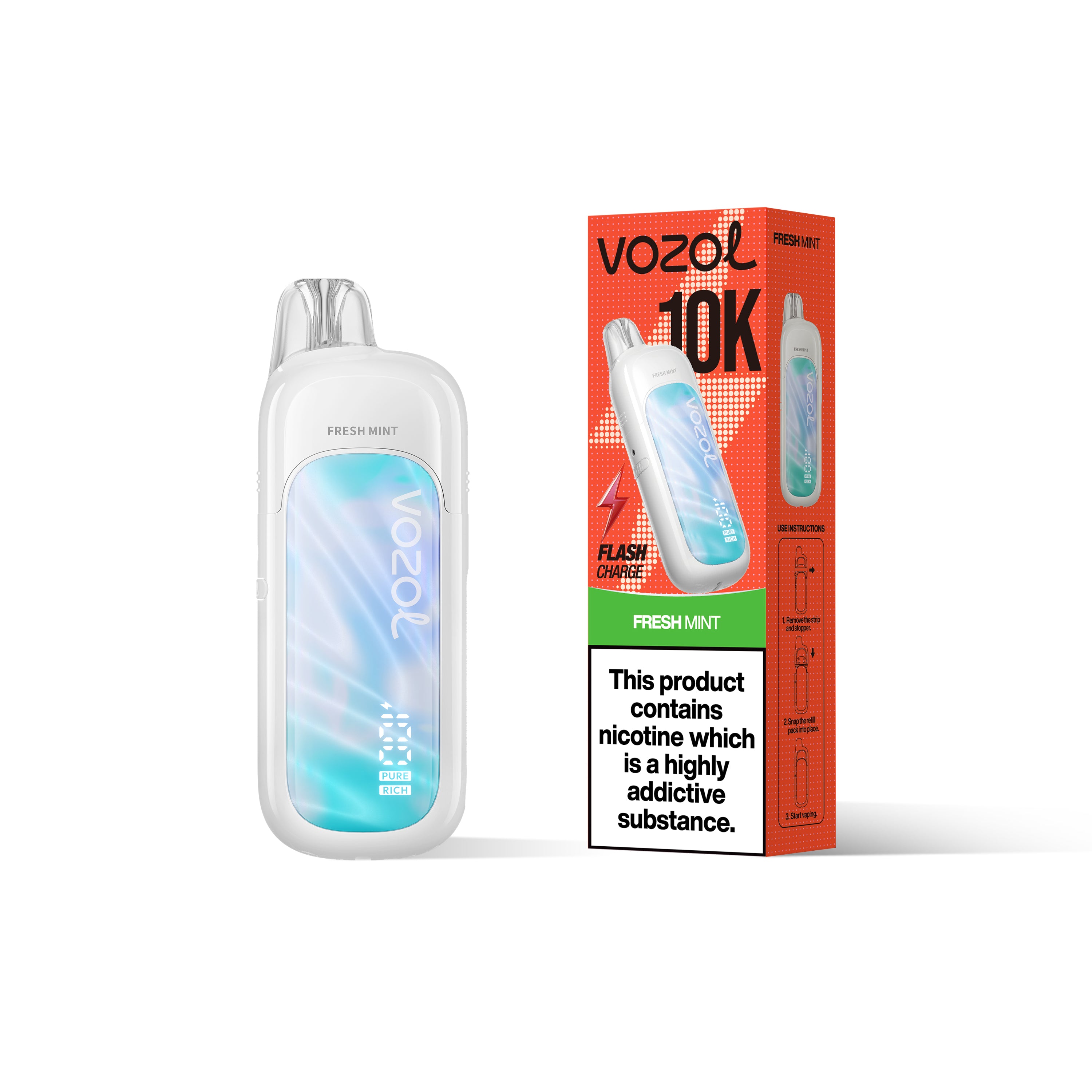 VOZOL SLEEK MAX 10K Prefilled Pod Kit (20mg)
