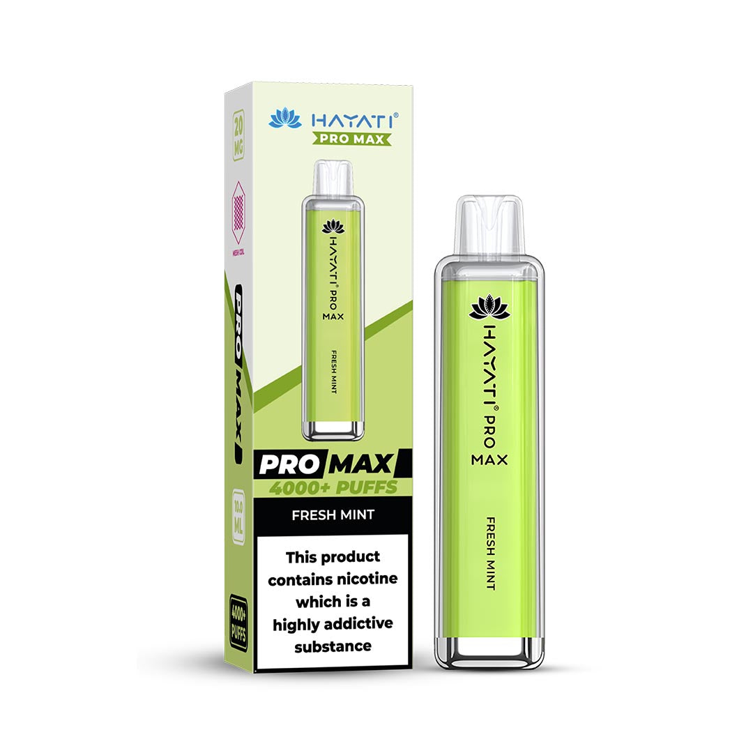 Hayati® Pro Max Disposable 4000+ Vape Kit (0mg)