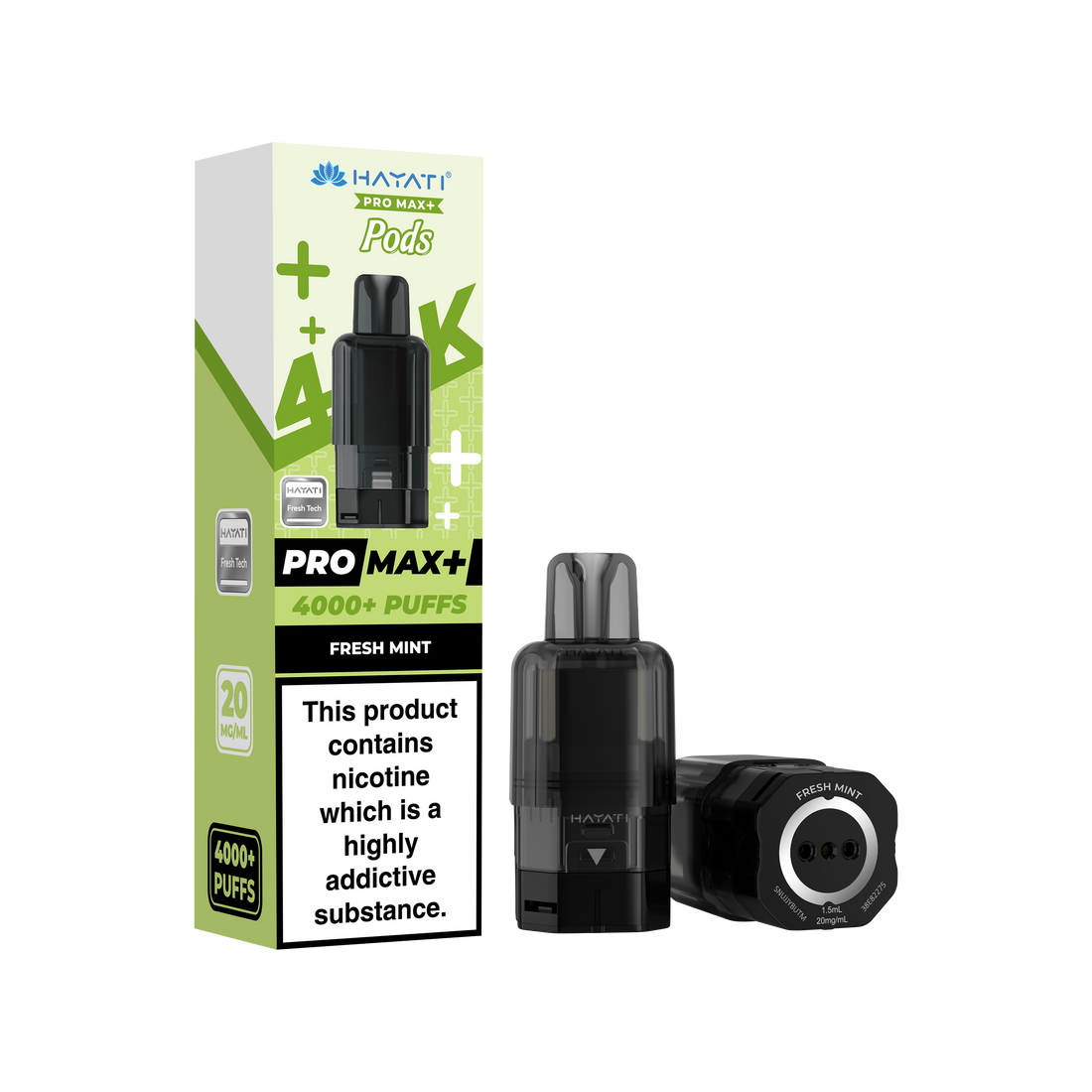 Hayati® Pro Max+ 4000+ Pods (20mg)