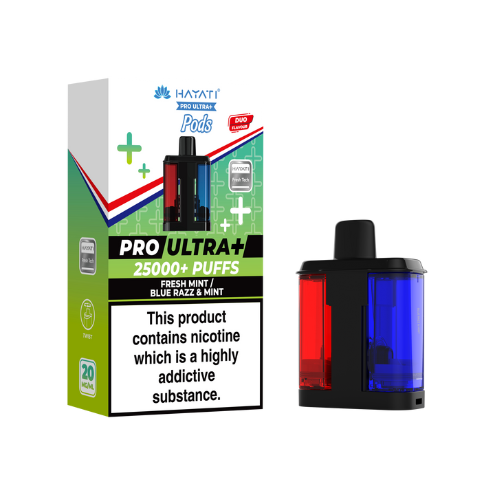 Hayati® Pro Ultra+ 25K Prefilled Pods (20mg)