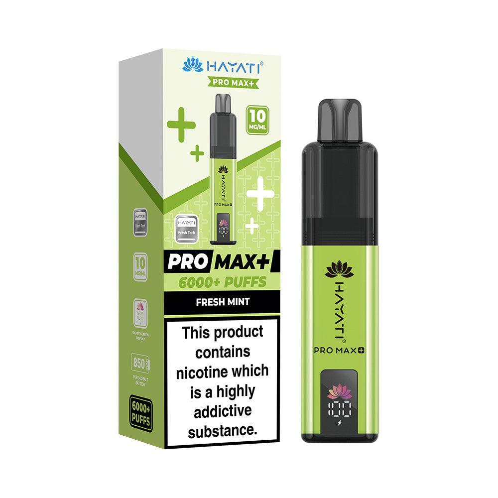 Hayati® Pro Max+ 6000+ (10mg) Vape Kit