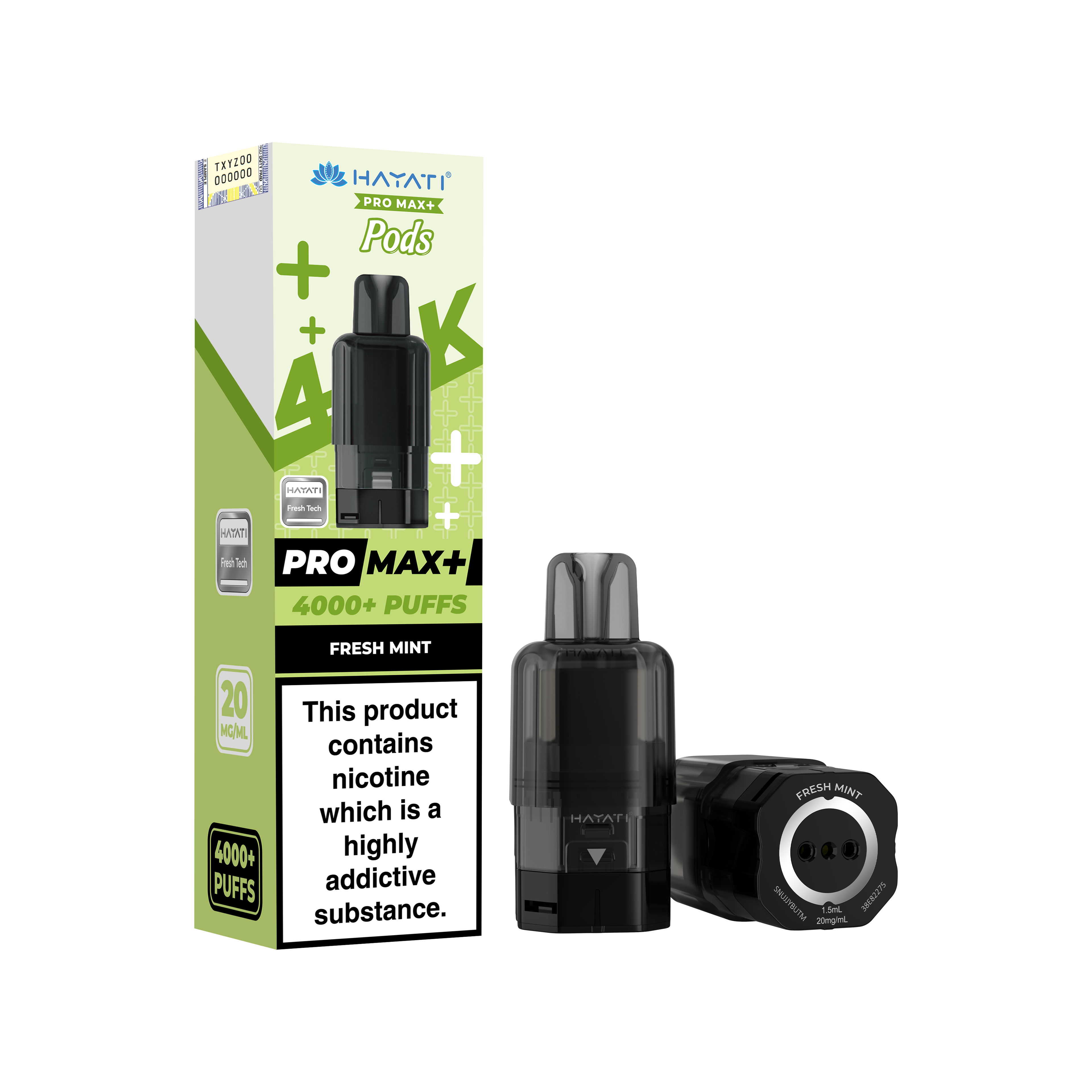 Hayati Pro Max+ 4K Prefilled Pods 20mg | UK Duty Stamped