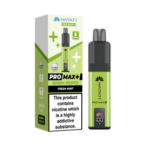 Hayati® Pro Max+ 6000+ Vape Kit (5mg)