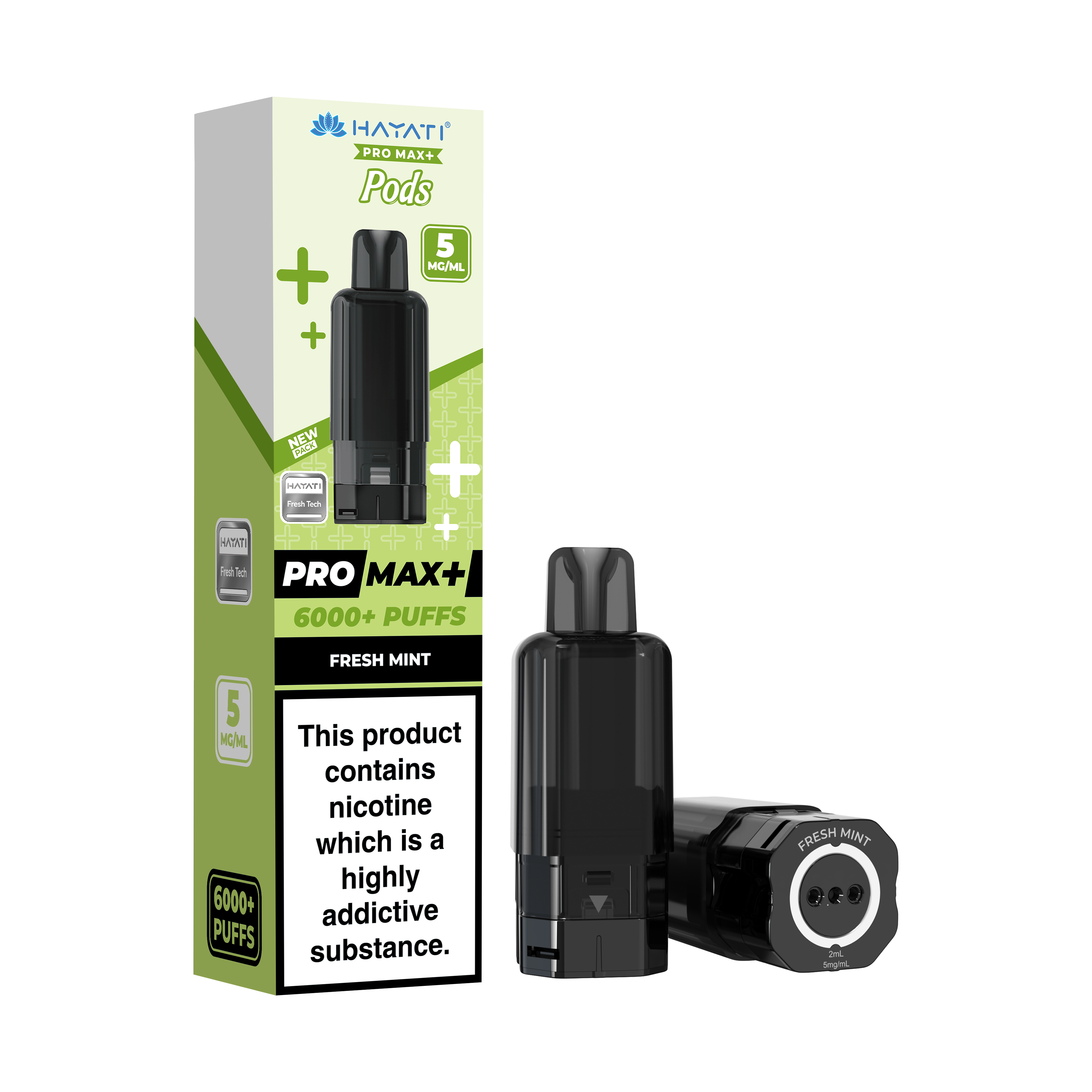 Hayati® Pro Max+ 6000+ Pods (5mg)