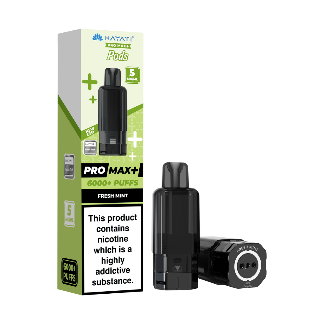 Hayati® Pro Max+ 6000+ Pods (5mg)