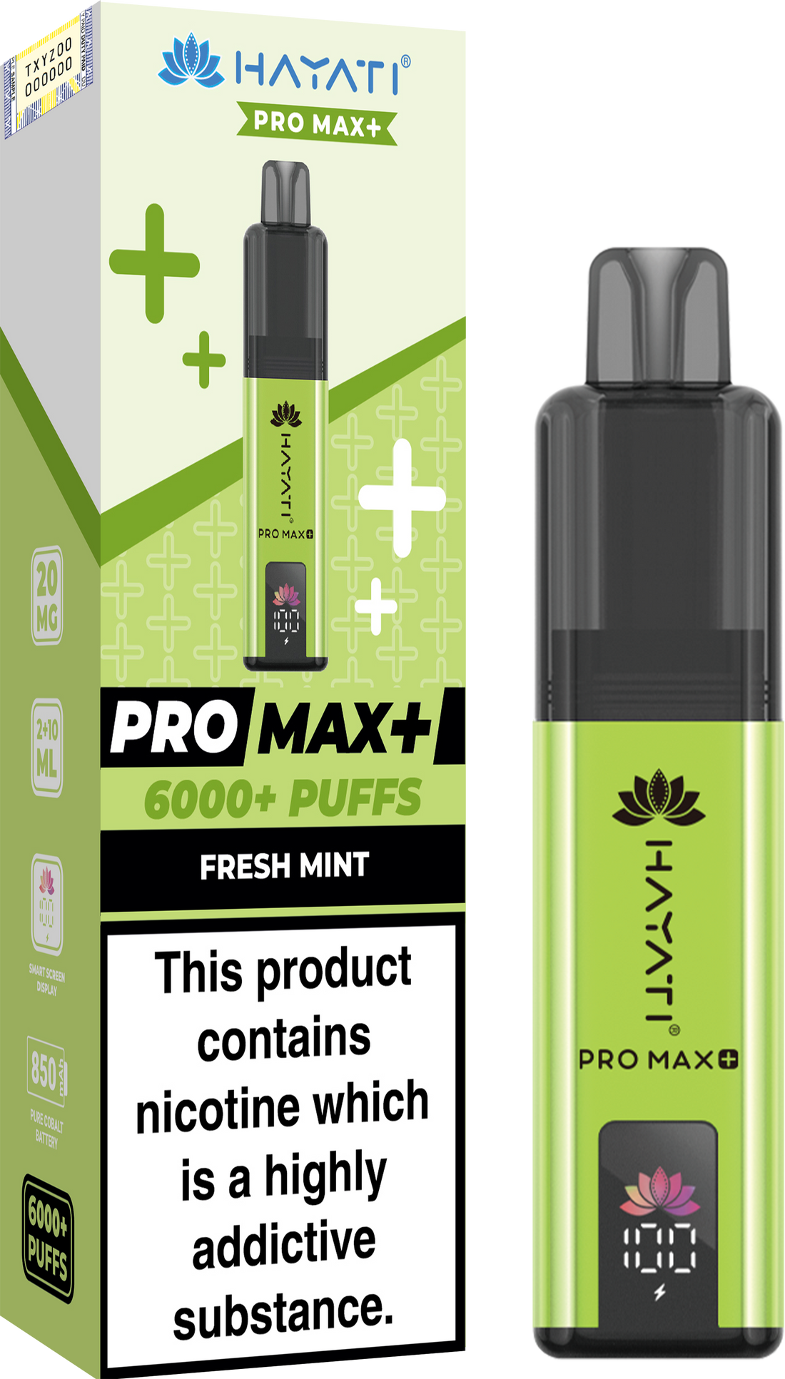 Hayati Pro Max+ 6K Prefilled Pod Kit 20mg | UK Duty Stamped