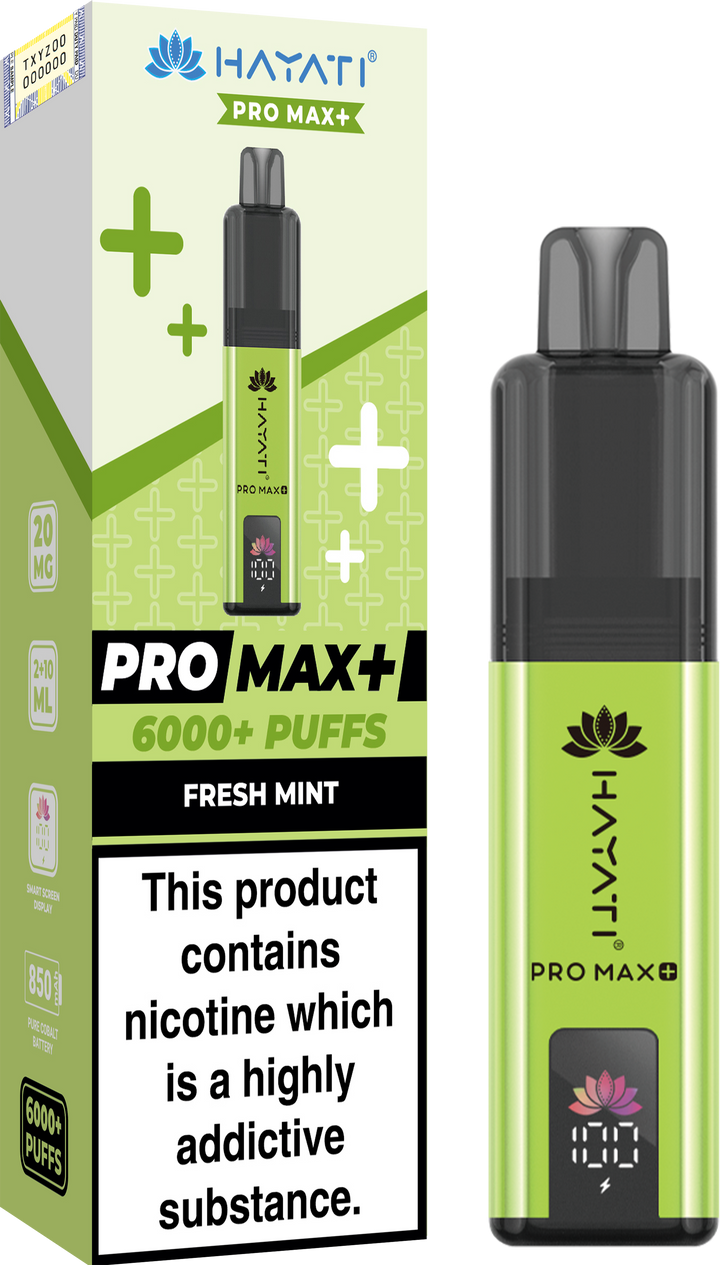Hayati Pro Max+ 6K Prefilled Pod Kit 20mg | UK Duty Stamped