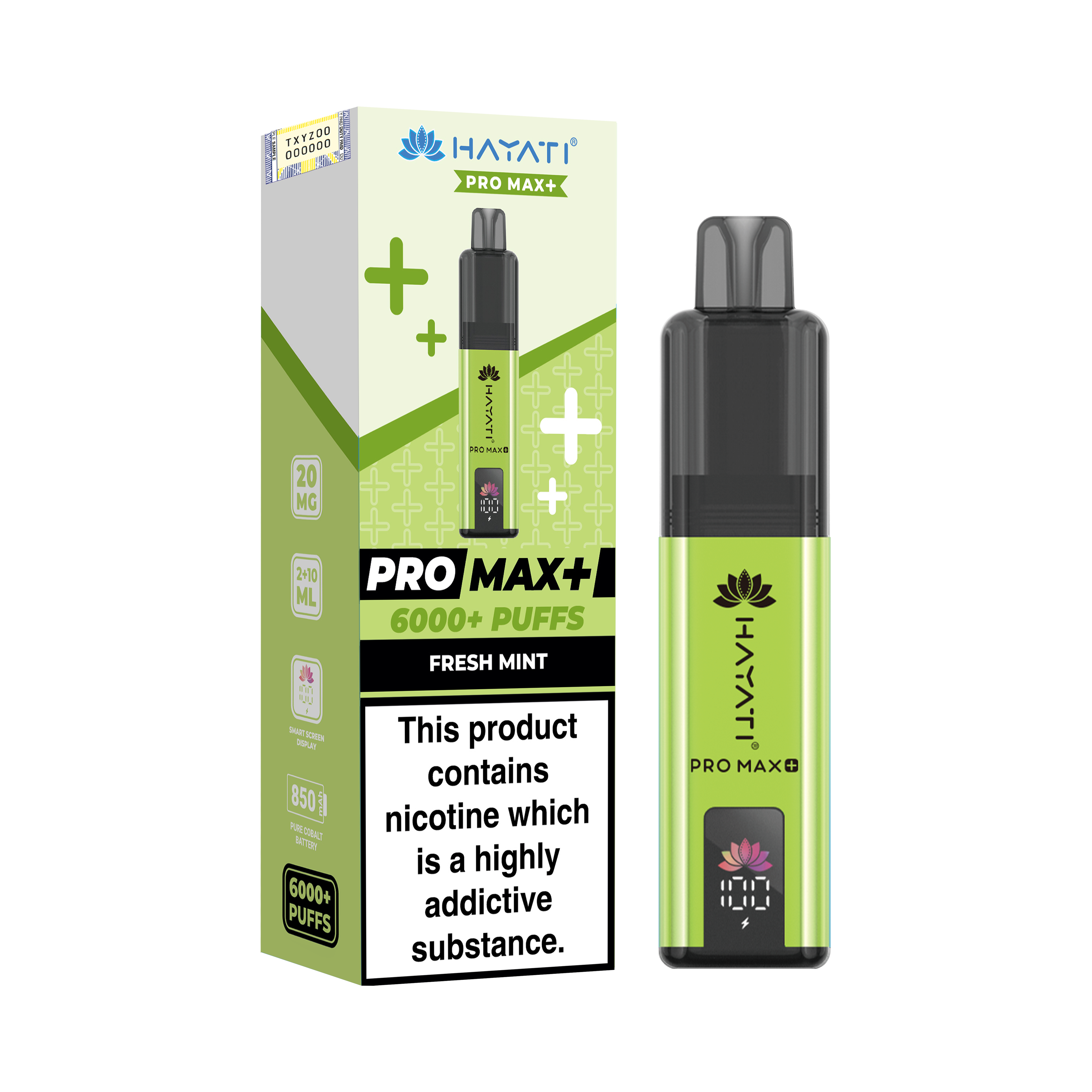 Hayati Pro Max+ 6K Prefilled Pod Kit 20mg | UK Duty Stamped