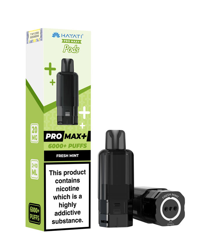 Hayati Pro Max+ 6K Prefilled Pods 20mg | UK Duty Stamped