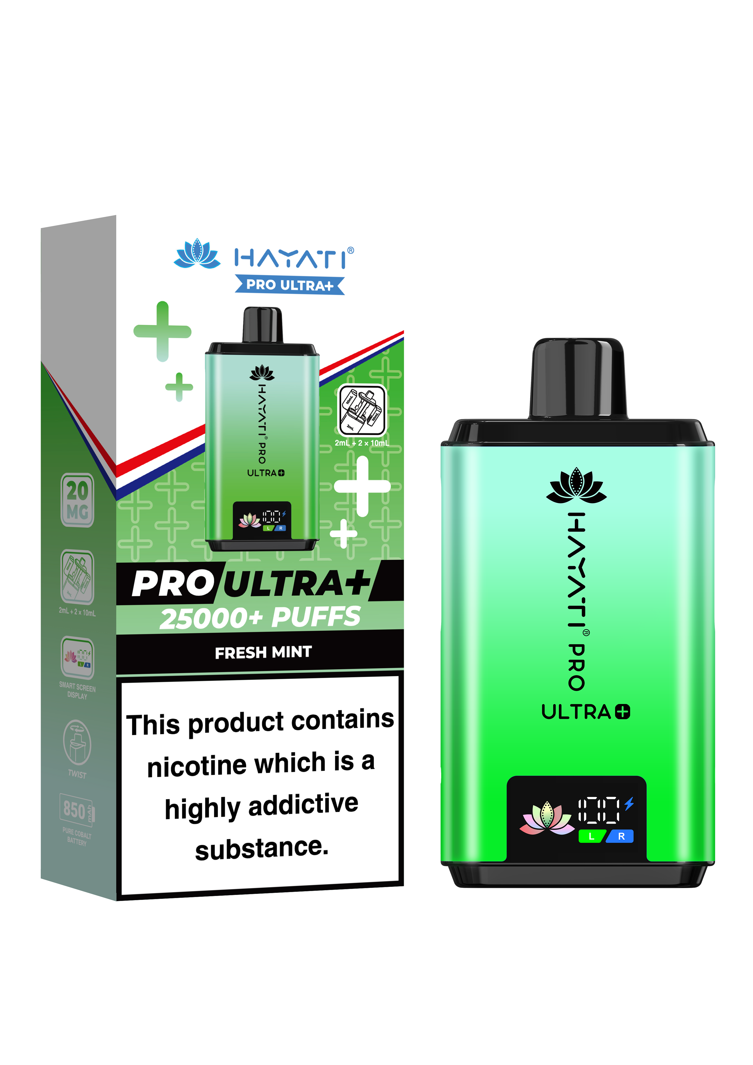 Hayati® Pro Ultra+ Reusable Kit (20mg)