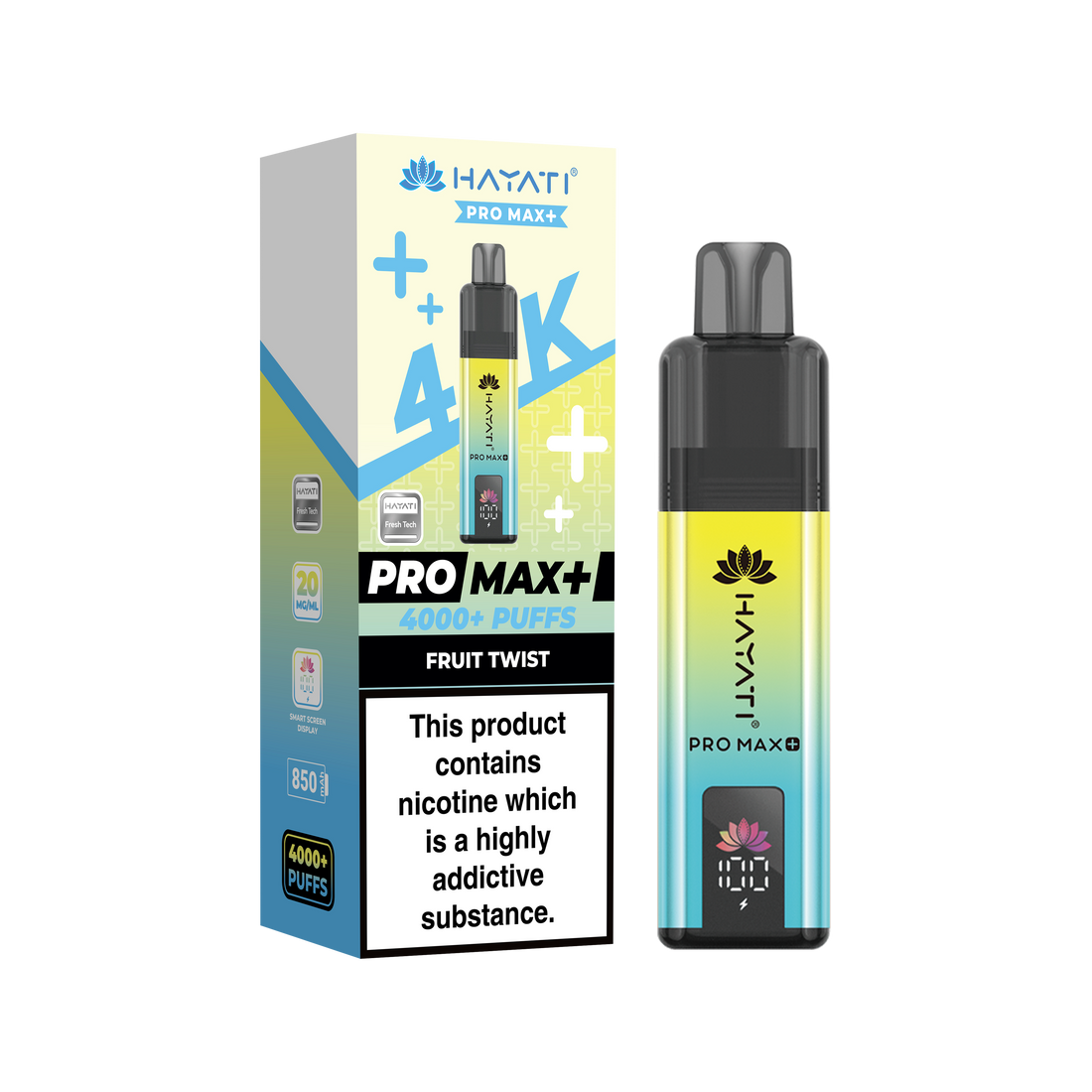 Hayati® Pro Max+ 4000+ Vape Kit (20mg)