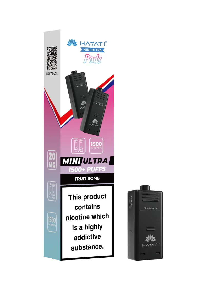 Hayati® Mini Ultra 1500+ Prefilled Pods (20mg)