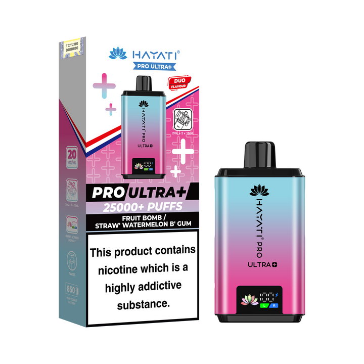 Hayati Pro Ultra+ 25K Prefilled Pod Kit 20mg | UK Duty Stamped
