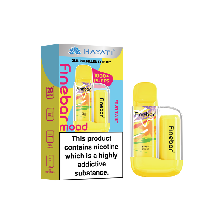 Hayati® Finebar Mood 2ml Prefilled Pod System (20mg)