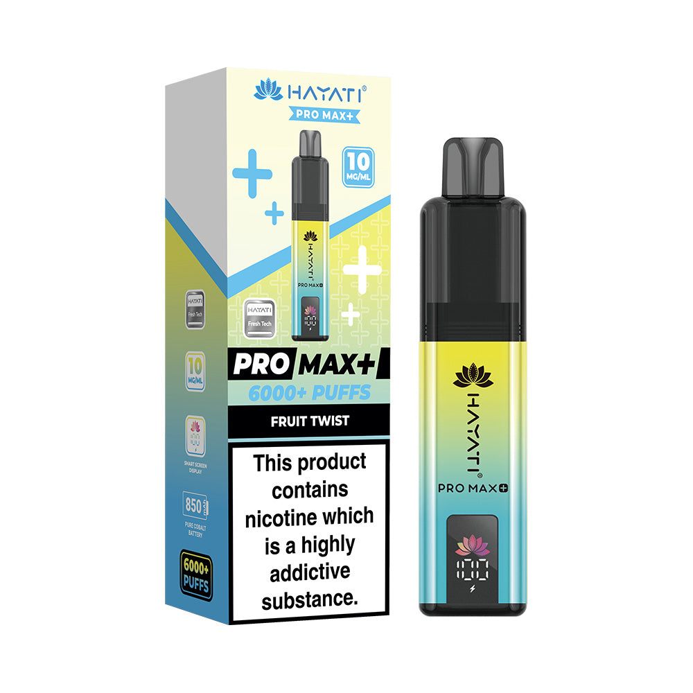 Hayati® Pro Max+ 6000+ (10mg) Vape Kit