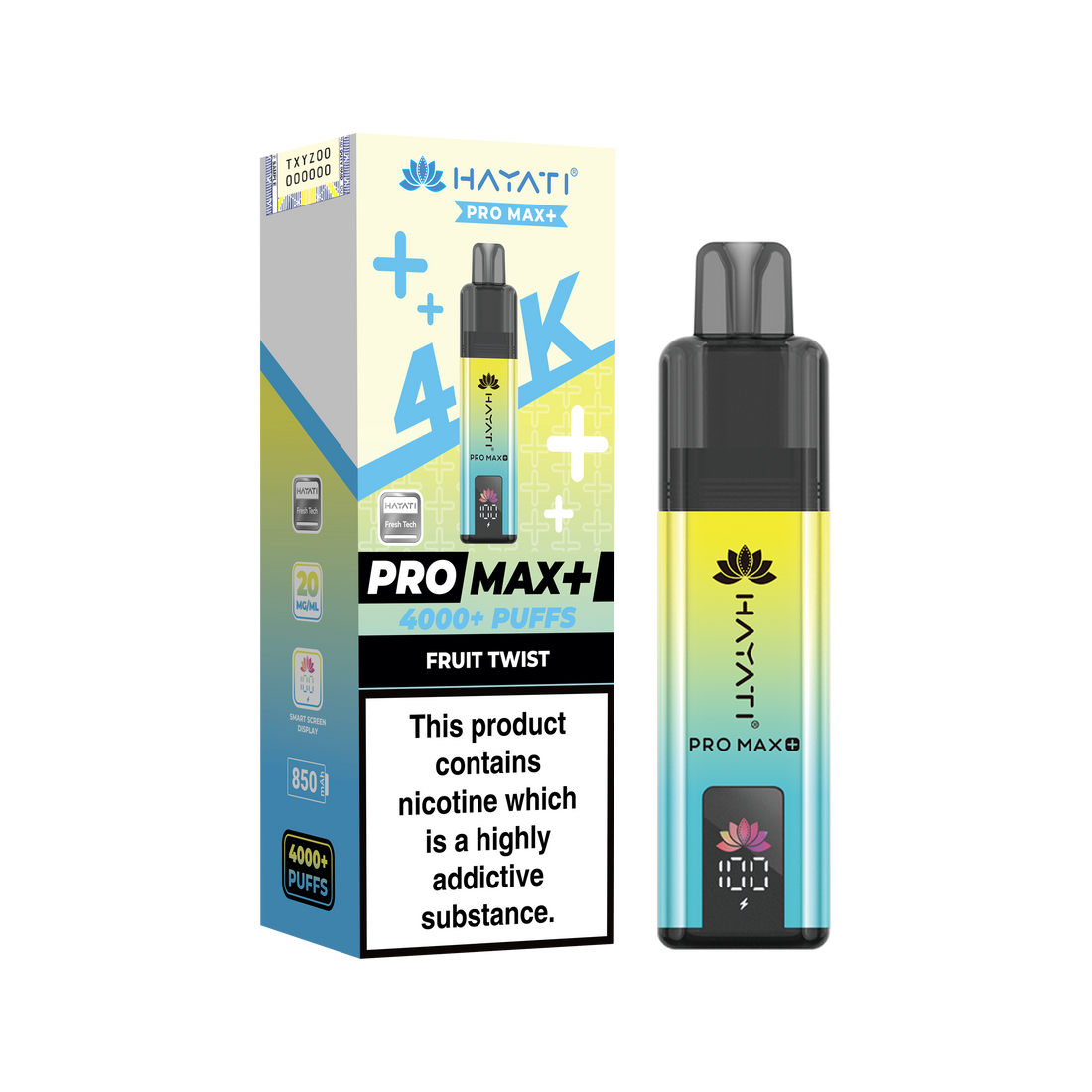 Hayati Pro Max+ 4K Prefilled Pod Kit 20mg | UK Duty Stamped