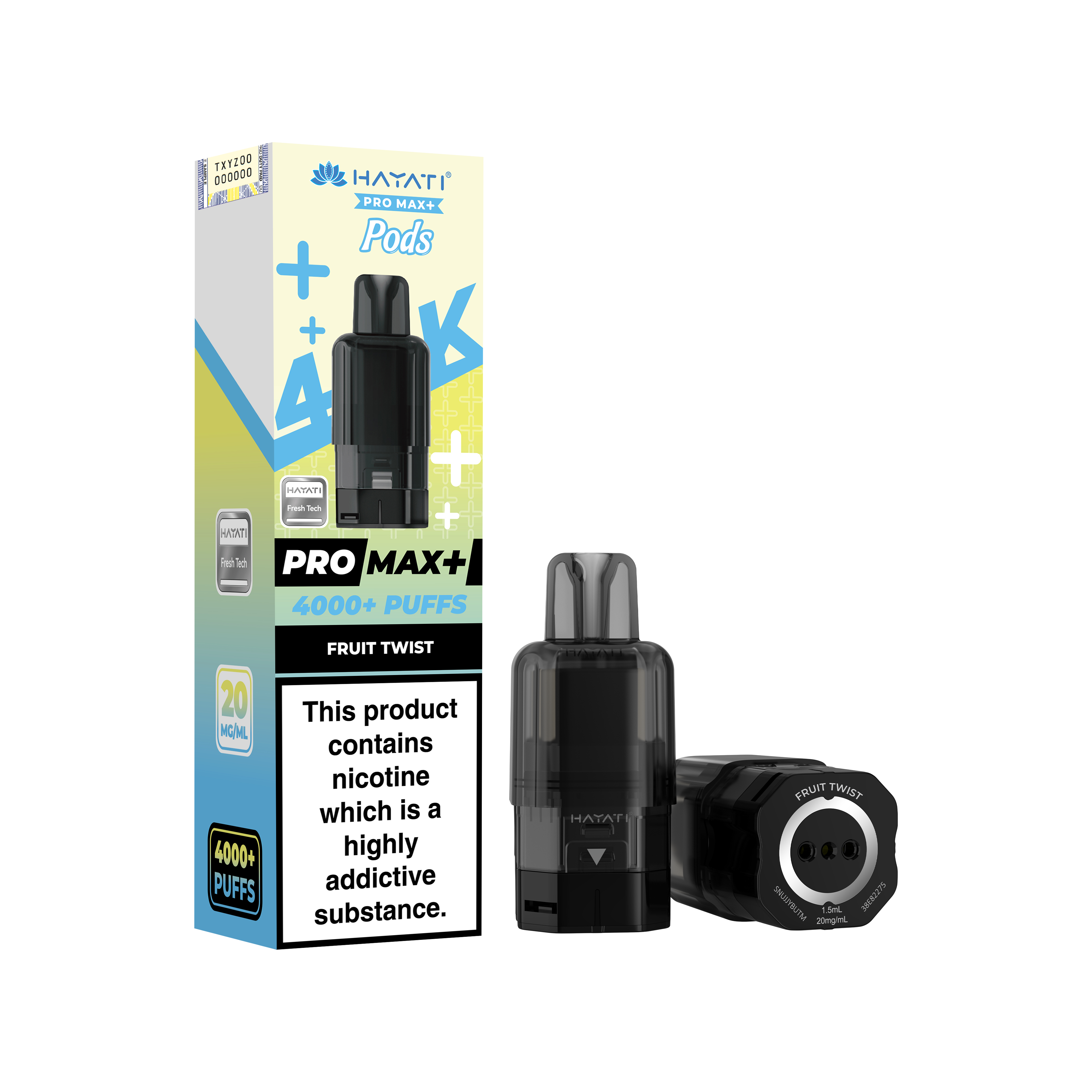 Hayati Pro Max+ 4K Prefilled Pods 20mg | UK Duty Stamped