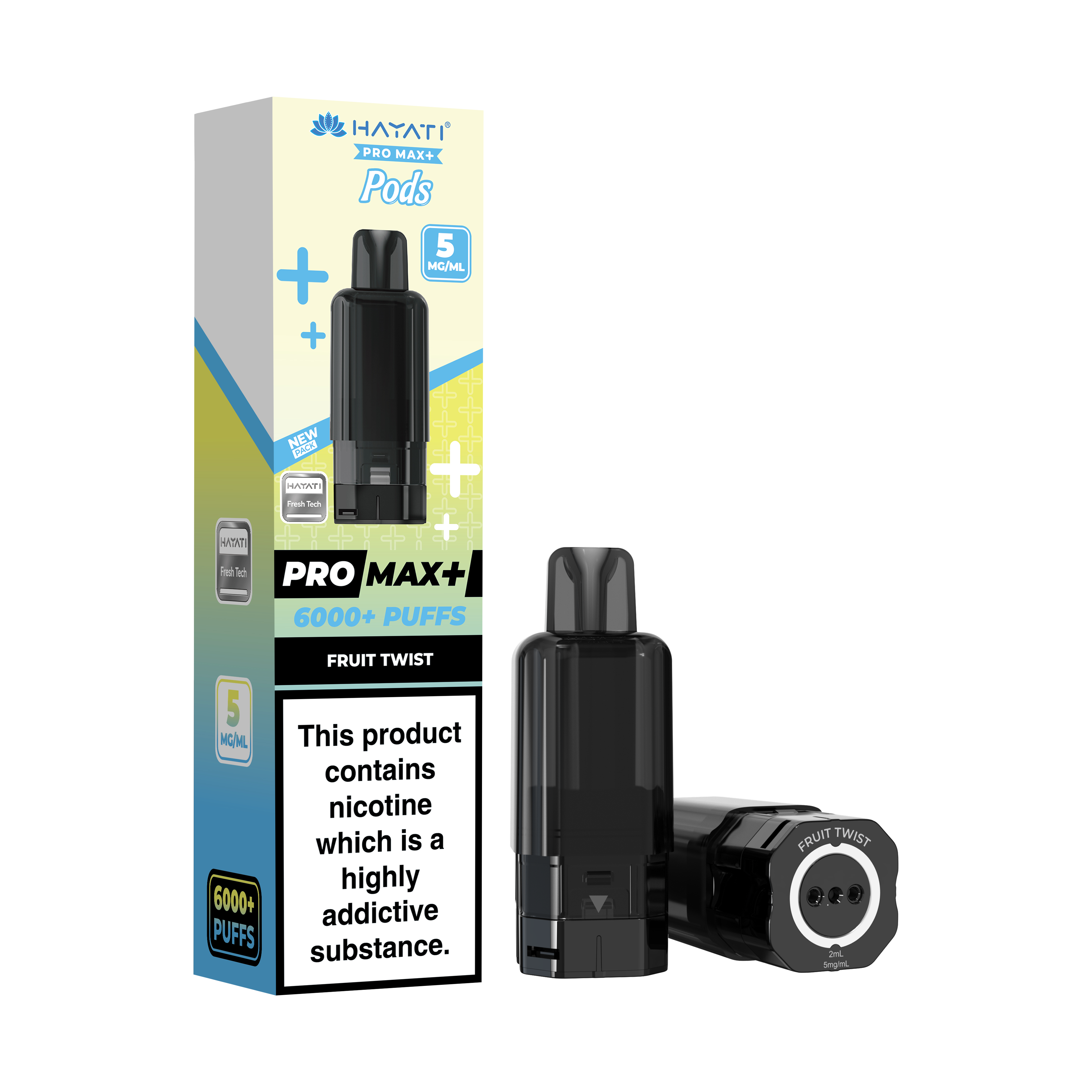 Hayati® Pro Max+ 6000+ Pods (5mg)
