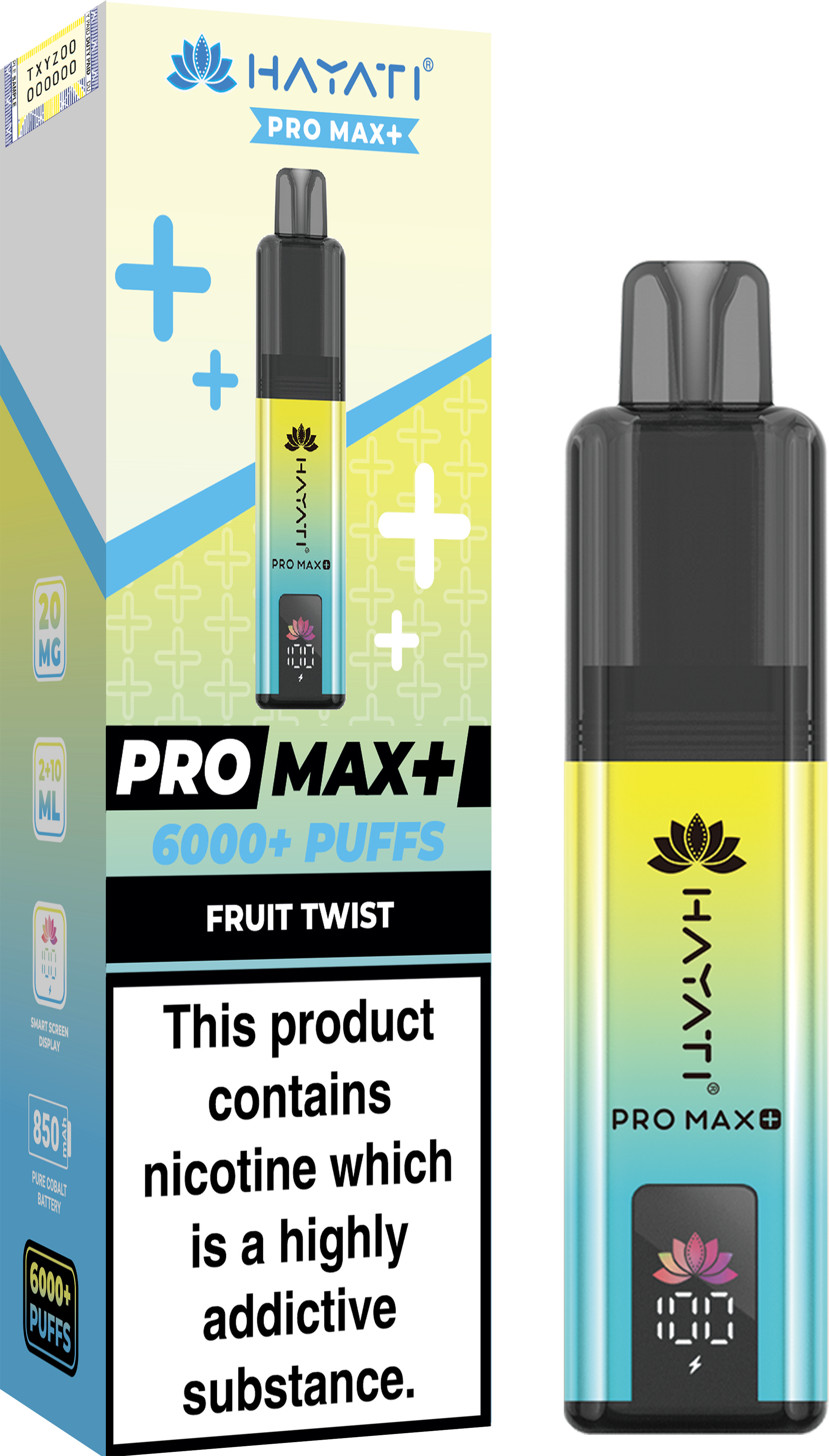 Hayati Pro Max+ 6K Prefilled Pod Kit 20mg | UK Duty Stamped