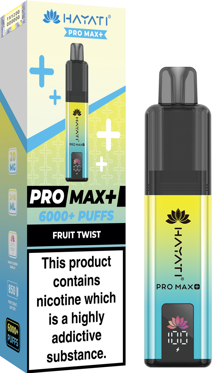 Hayati Pro Max+ 6K Prefilled Pod Kit 20mg | UK Duty Stamped