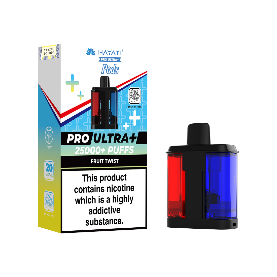 Hayati Pro Ultra+ 25K Prefilled Pods 20mg | UK Duty Stamped