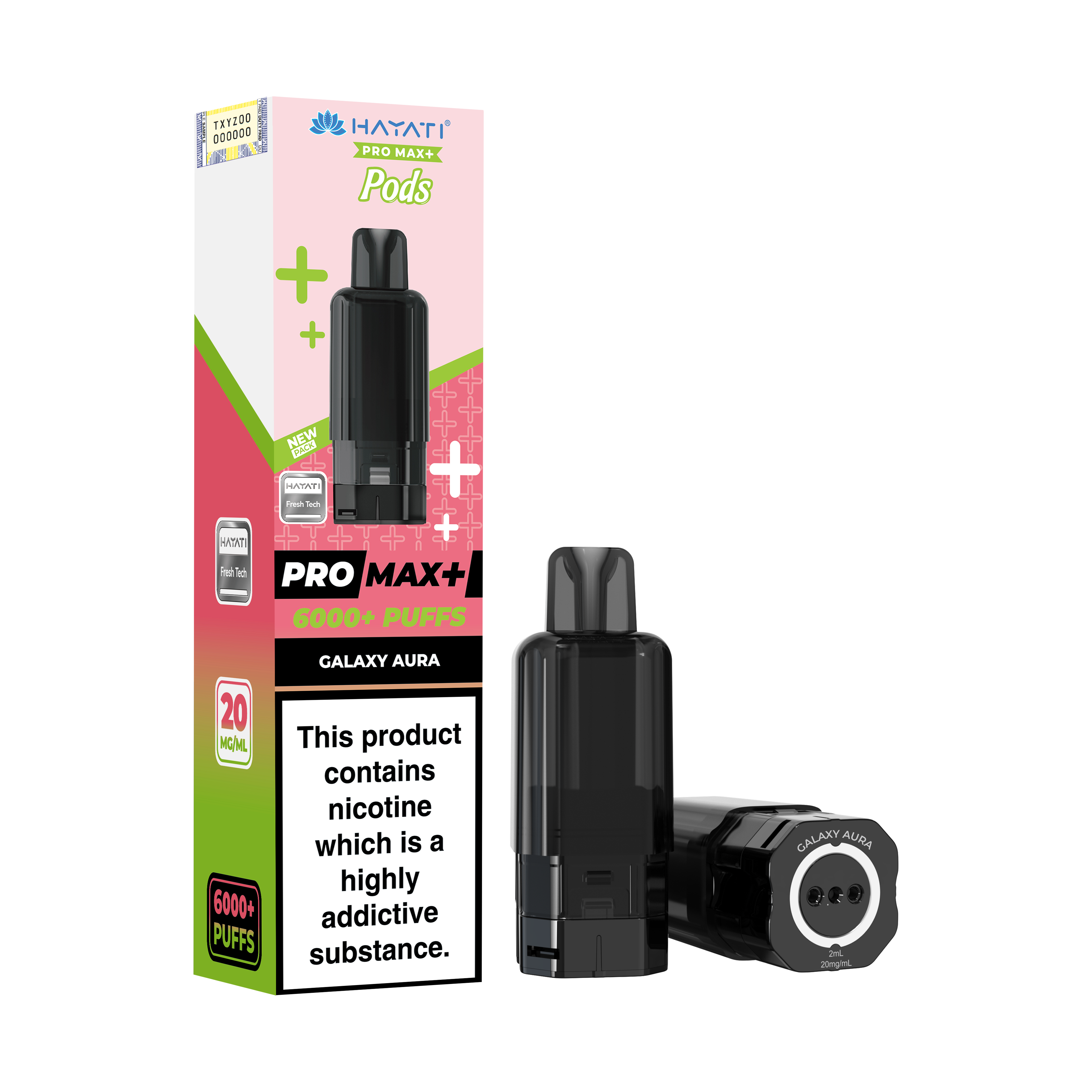 Hayati Pro Max+ 6K Prefilled Pods 20mg | UK Duty Stamped