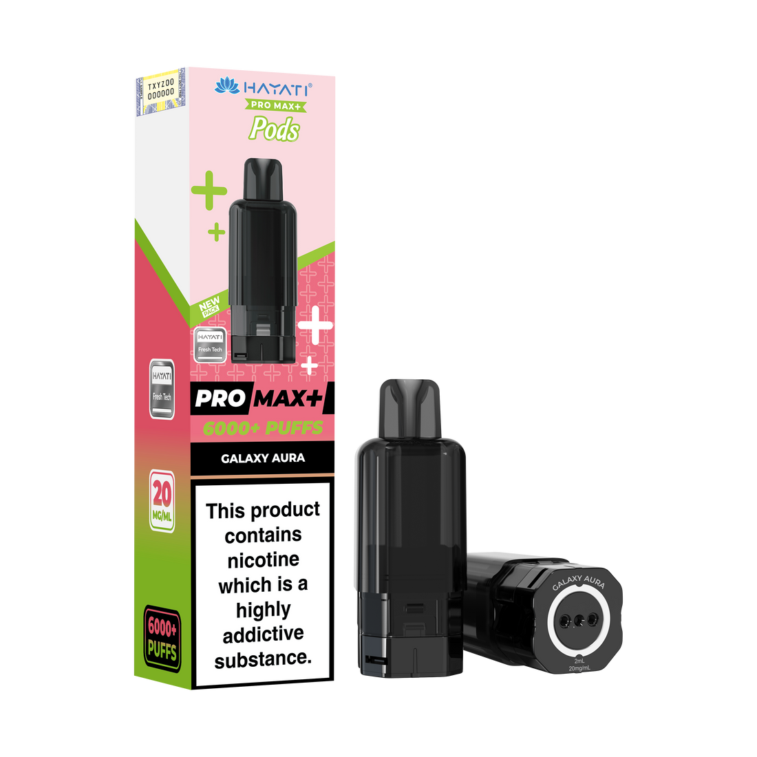 Hayati Pro Max+ 6K Prefilled Pods 20mg | UK Duty Stamped