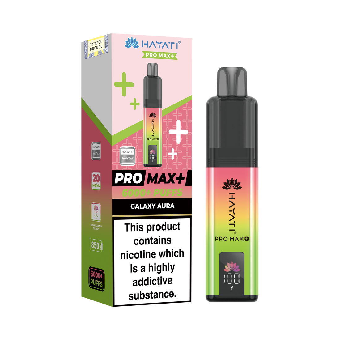 Hayati Pro Max+ 6K Prefilled Pod Kit 20mg | UK Duty Stamped