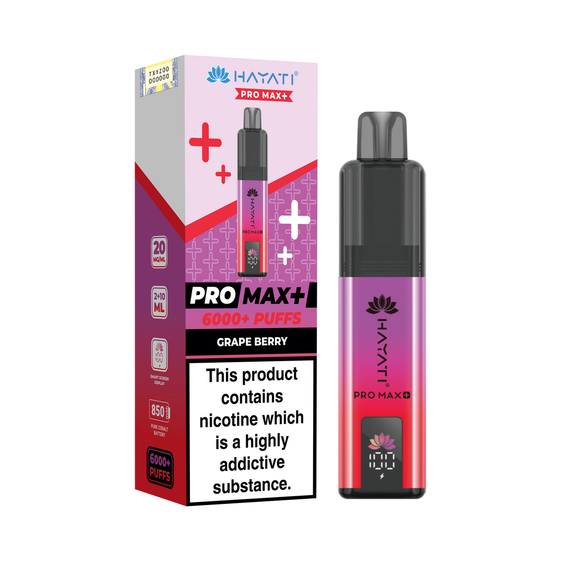 Hayati Pro Max+ 6K Prefilled Pod Kit 20mg | UK Duty Stamped