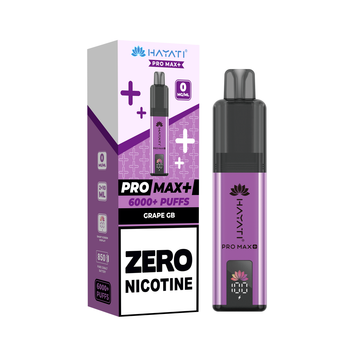 Hayati® Pro Max 6000 Plus Vape Kit ZERO (0mg)