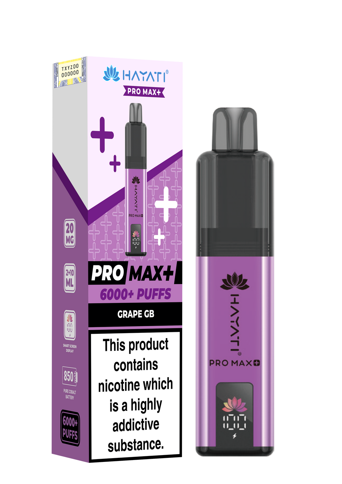 Hayati Pro Max+ 6K Prefilled Pod Kit 20mg | UK Duty Stamped
