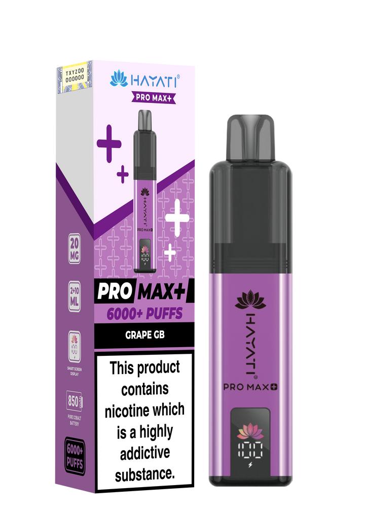 Hayati Pro Max+ 6K Prefilled Pod Kit 20mg | UK Duty Stamped