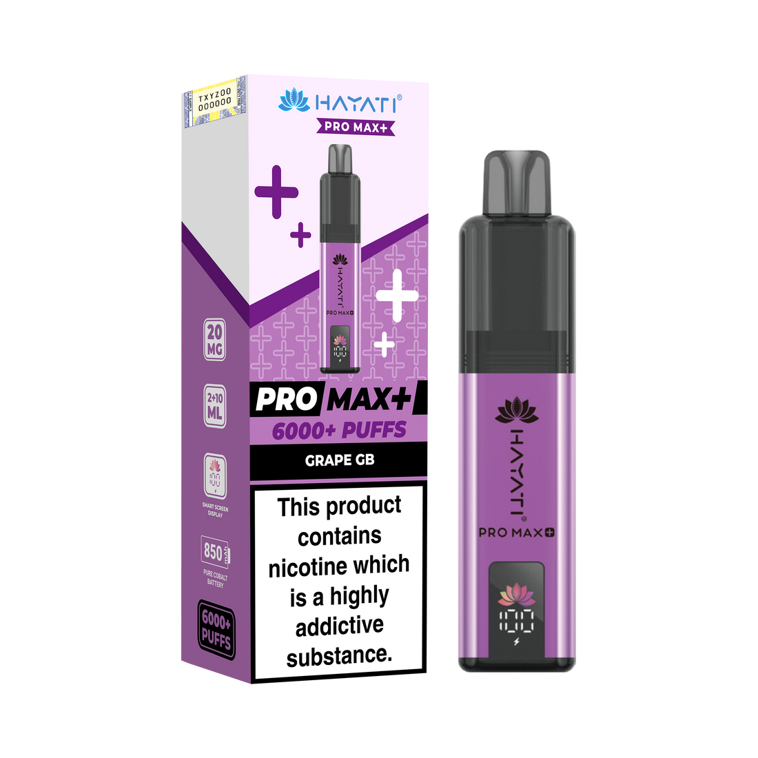 Hayati Pro Max+ 6K Prefilled Pod Kit 20mg | UK Duty Stamped