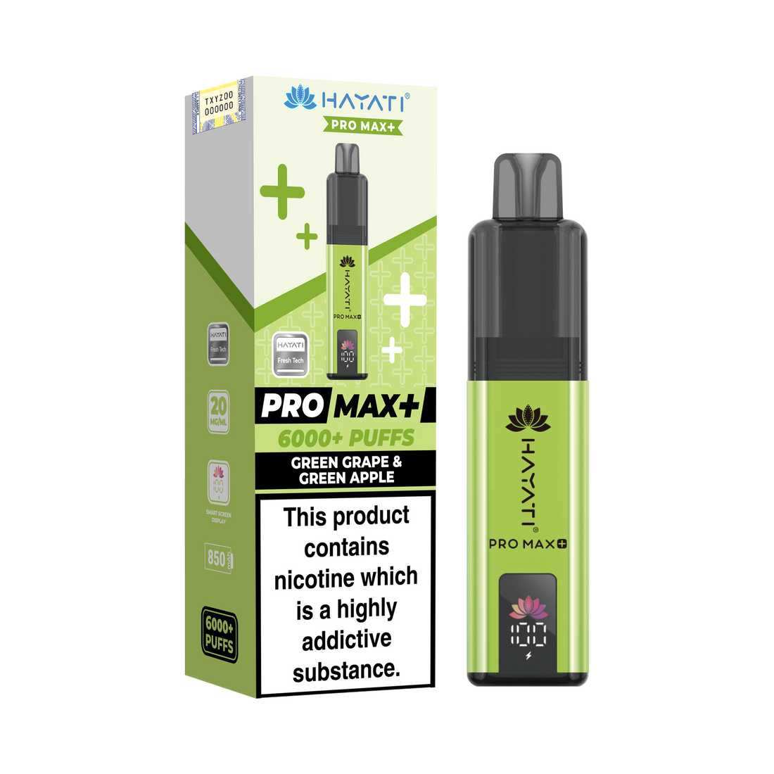 Hayati Pro Max+ 6K Prefilled Pod Kit 20mg | UK Duty Stamped