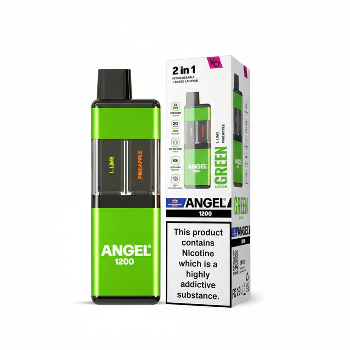 Angel® 1200 2 in 1 Prefilled Vape Kit (Belgium) (20mg)