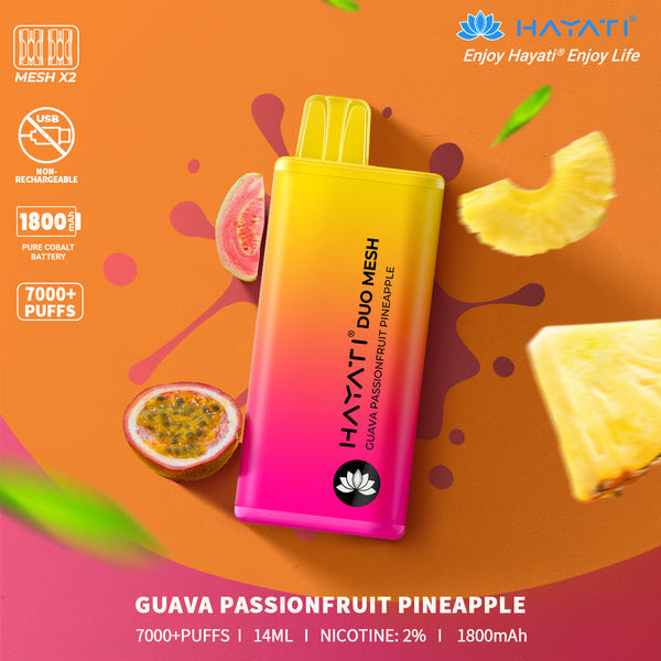 Hayati® Duo Mesh 7000+ Vape Kit (20mg)