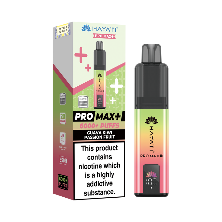 Hayati Pro Max+ 6K Prefilled Pod Kit 20mg | UK Duty Stamped